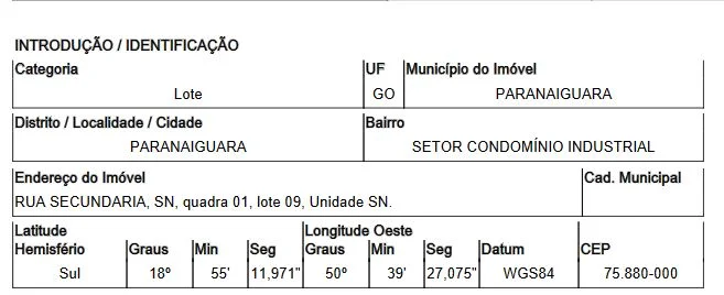 Terreno - Paranaiguara - Desocupado — foto 3