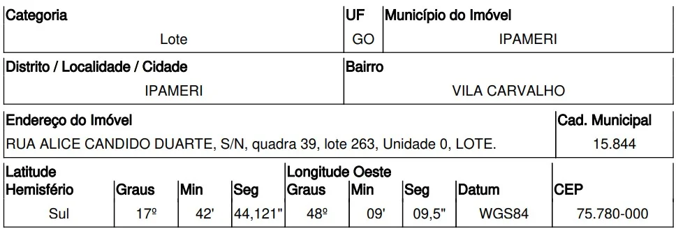 Terreno - Ipameri - Desocupado — foto 2
