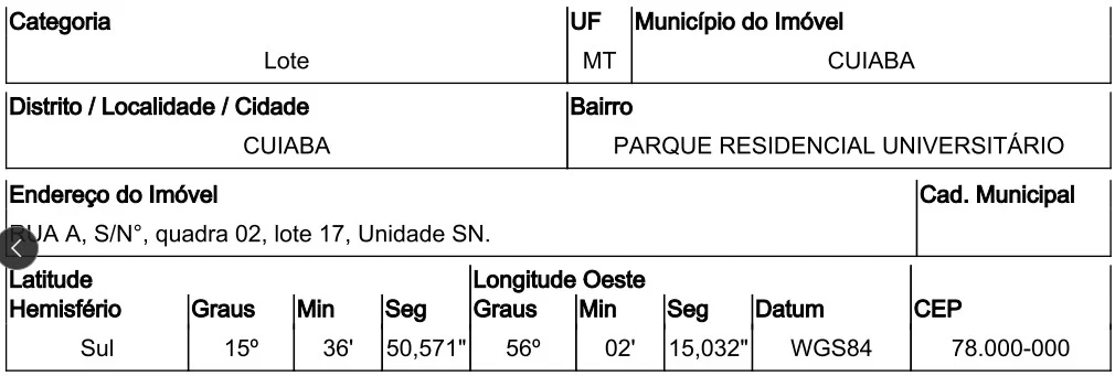 Terreno - Cuiaba - Desocupado — foto 2