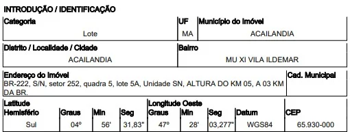 Terreno - Acailandia - Ocupado — foto 4