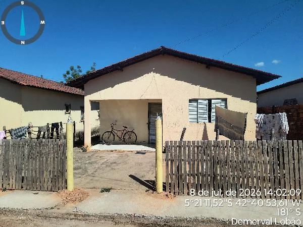 Casa - 2 Quartos - Demerval Lobao - Ocupado — foto 2
