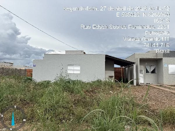 Casa - 2 Quartos - Varzea Grande - Desocupado — foto 2