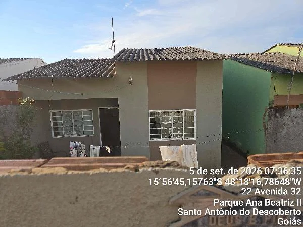 Casa - 2 Quartos - Santo Antônio do Descoberto — foto 2
