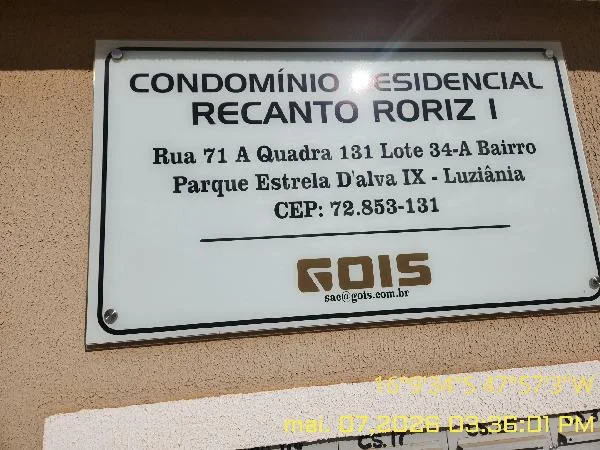 Casa - 2 Quartos - Luziania - Ocupado — foto 2
