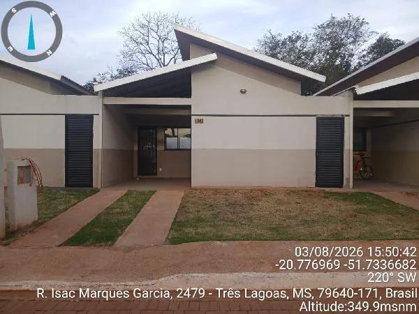 Casa - 2 Quartos - Tres Lagoas - Desocupado