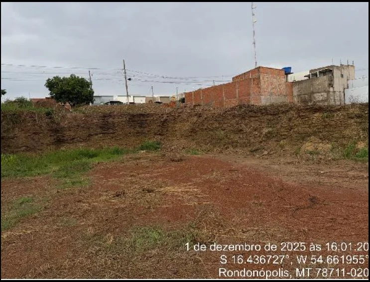 Terreno - Rondonopolis - Desocupado